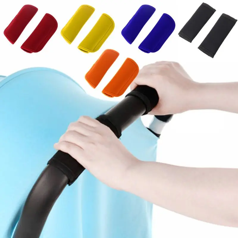 

2pcs Baby Stroller Handle Cover For Pram Cart Multifunctional Protector Neoprene L9CD