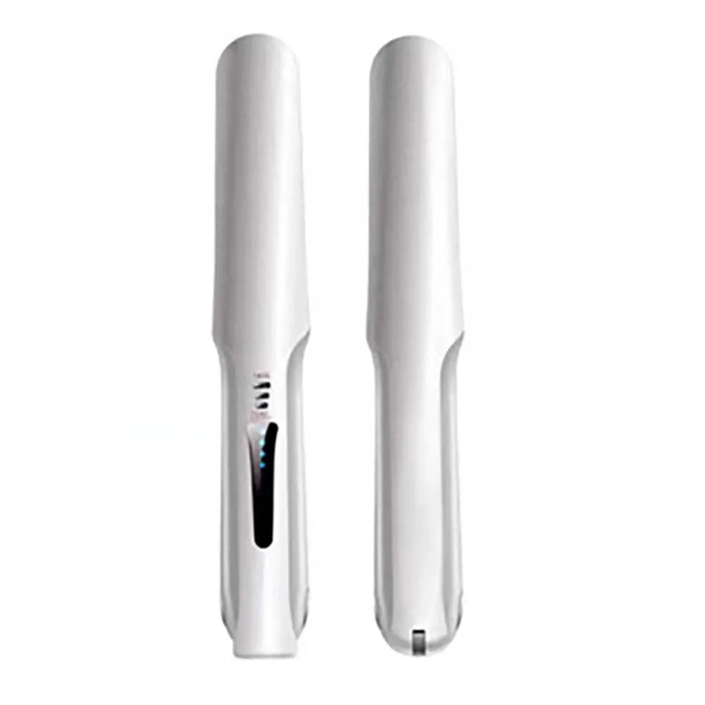 

Cordless Mini USB Hair Straightener Portable Adjustable Temperature Professional Styling Steam Hair Heating Irons