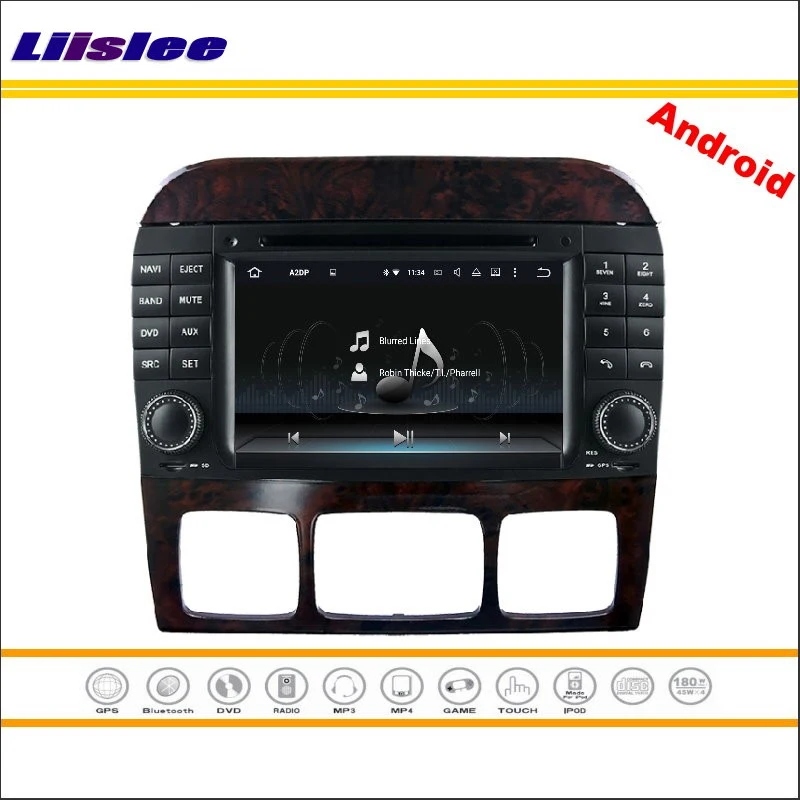 Автомобильная Мультимедийная система Android для Mercedes Benz S W220 1998 2002 2003 2004 2005 стерео