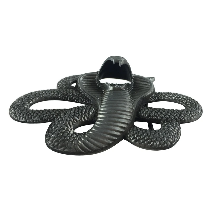 Пряжка для ремня в виде кобры стиле панк металлический аксессуар джинсов ремень