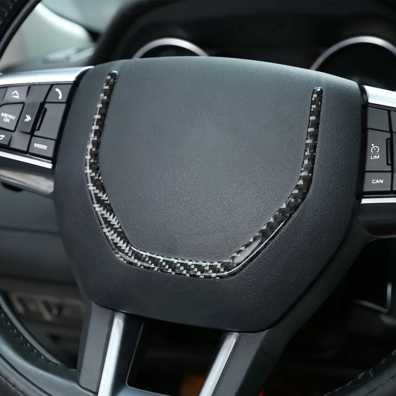 

for Land Rover Discovery Sport 2015-2019 Carbon Fiber ABS Steering Wheel Frame Panel Trim Decorate Cover