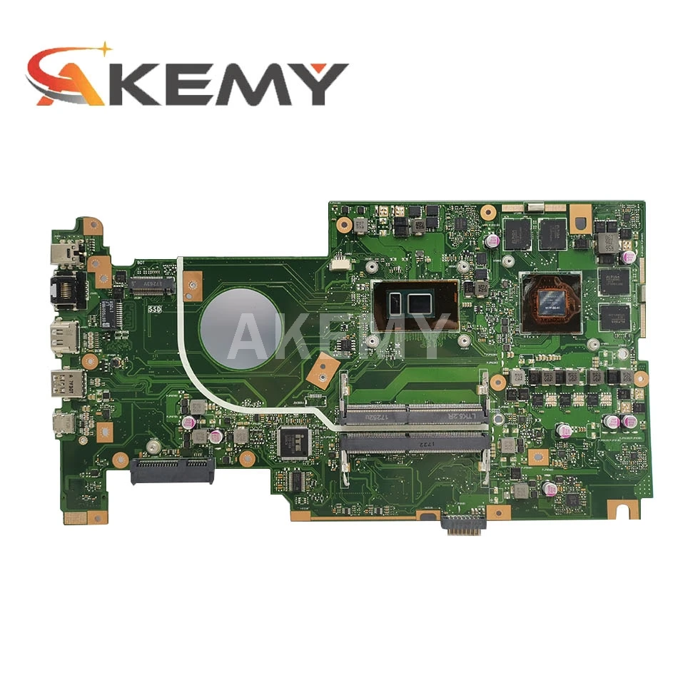 Verkaufen Akemy Original Für Asus X705UDR X705UD N705U X705 Laptop Motherboard Main Board I7-8550U (V4G) GPU 90NB0GV0-R00050