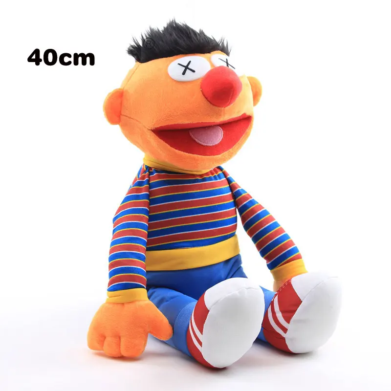40cm 24-48 см мультфильм Улица Сезам плюшевая игрушка кукла эльмо Монстры большая птица Зои Берт фигурка плюшевые мягкие игрушки Детский подарок на день рождения - Color: 40cm