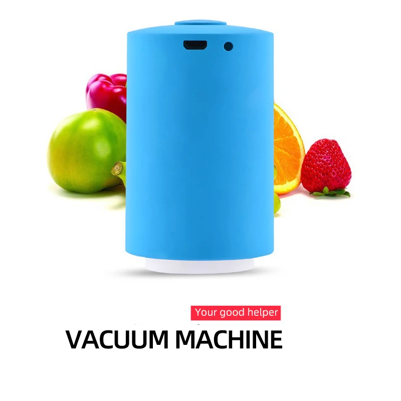 

Mini USB Kitchen Storage Food Vacuum Packaging Machine Vacuum Pump Househoud Sealer with 5 Food Saver Bags Food Storage