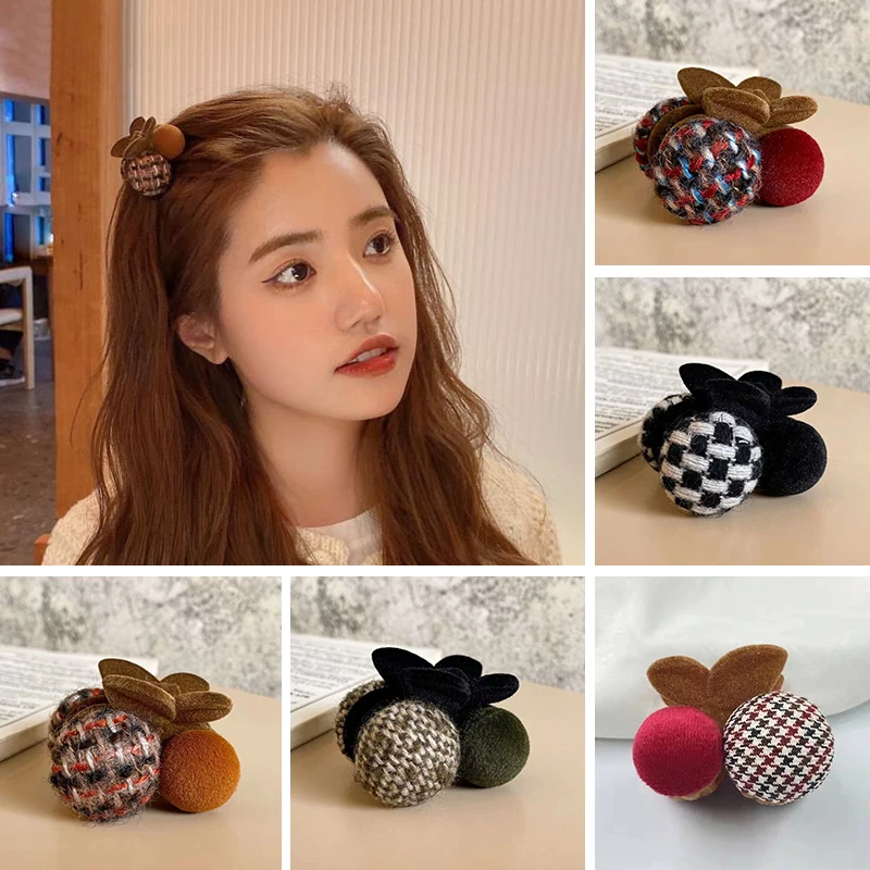 

Cute Cherry Ball Hair Clips for Women Girls Hair Claw Chic Barrettes Claw Crab Hairpins Styling Fashion Hair Accessories