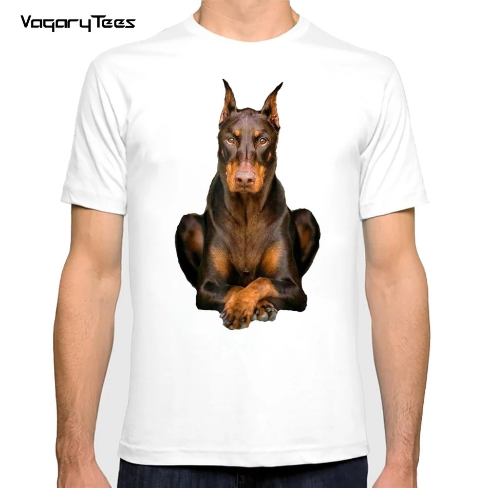 

Новая мужская Новинка Высокая собака породы Доберман-пинчер футболка хип-хоп скейтборд Паркур уличные футболки крутая уличная футболка
