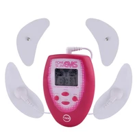 electric slimming facial massager v face trainer jaw exerciser ems face body pulse muscle stimulator with electrode pads newest