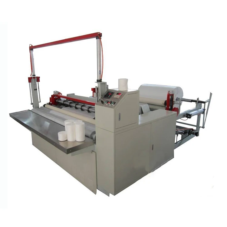 

Tissue paper making machine automatic paper slitting and rewinding machine