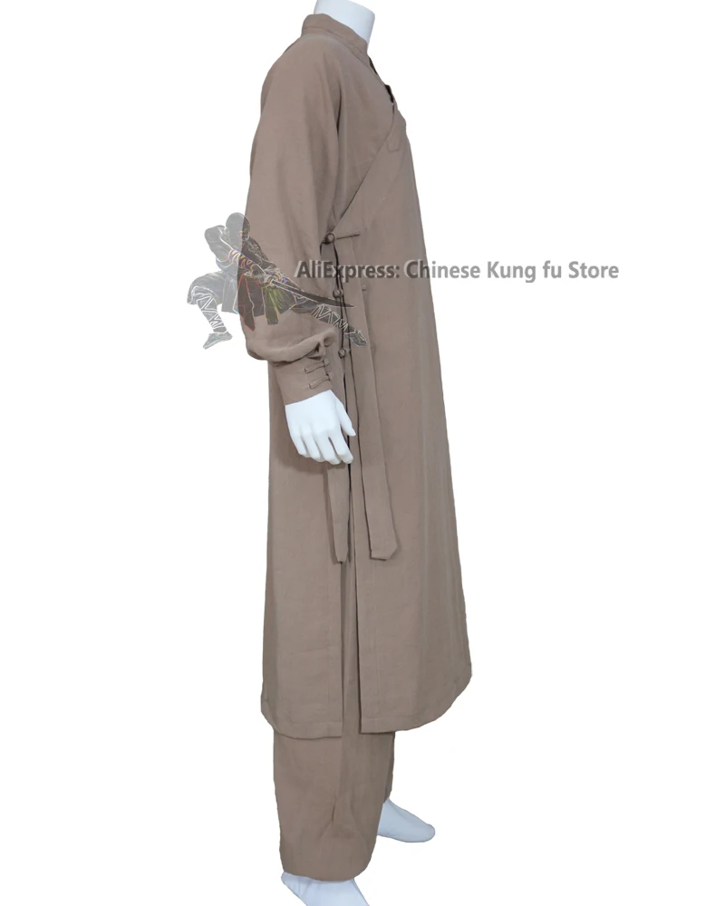 Традиционный китайский костюм кунг фу Wudang Shaolin Monk Robe Tai chi униформа для боевого
