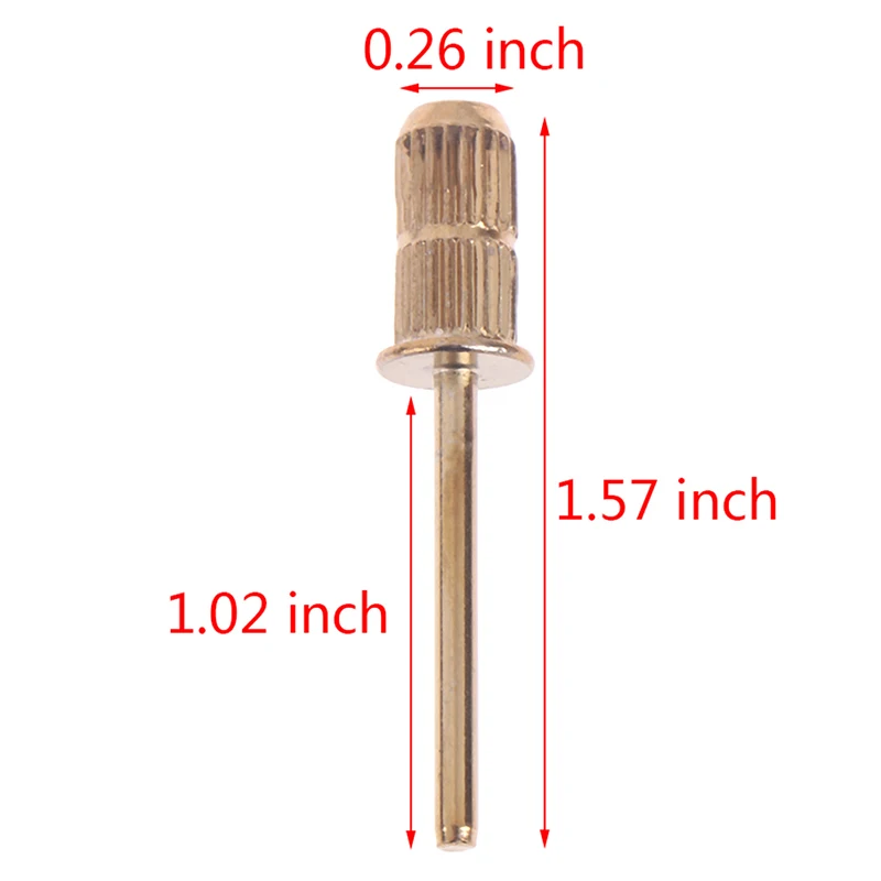 

3pcs/lot Nail Sanding Holder Pedicure Machine Band Mandrel Holder Electric Manicure Silver Nail Drill Bits Pedicure Accessories