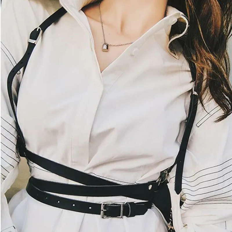 Ремень женский бондажный из искусственной кожи|Женские ремни| |