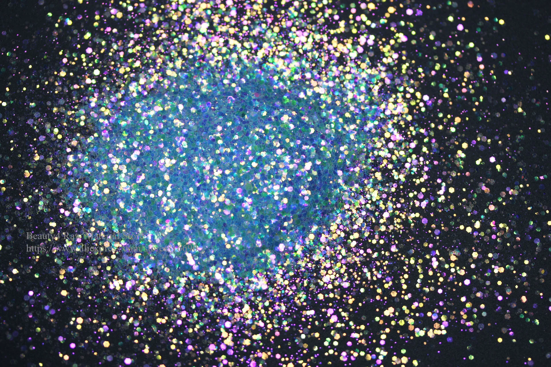 Косметические красочные переливающиеся белые блестящие миксы крафт блеск для