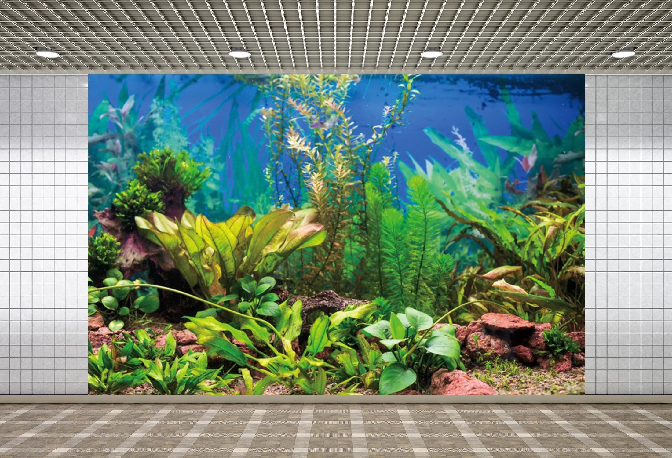 

Lyavshi зеленые растения тропический подводный мир домашний декор аквариум фон для фотосъемки Фотостудия