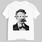 Летняя брендовая футболка, футболка унисекс с надписью God Is Dead