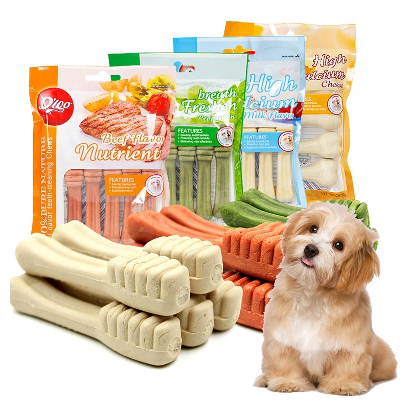 5/10/30pcs Dog Toys Pet Chews Molar Bone Shape Teeth Clean Stick Puppy Food Treats Dogs Bones Accessories | Дом и сад