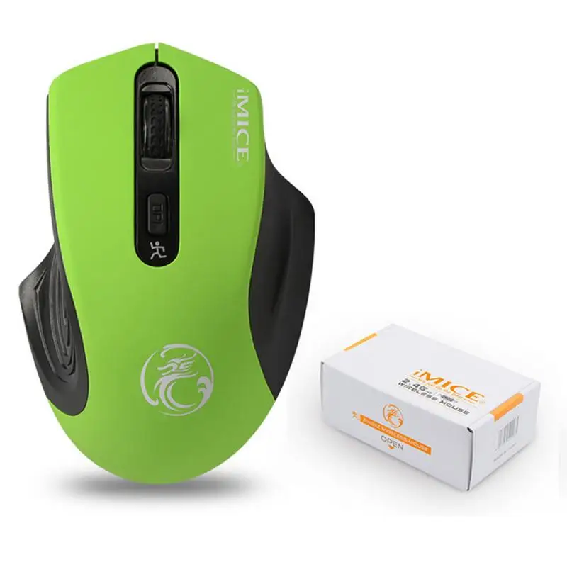 

Wireless Mouse 2000DPI Ajustable 4 Buttons 2.4G Gaming Mouse Ergonomic Mice With USB Receiver For Laptop PC Sound Silent Mouse