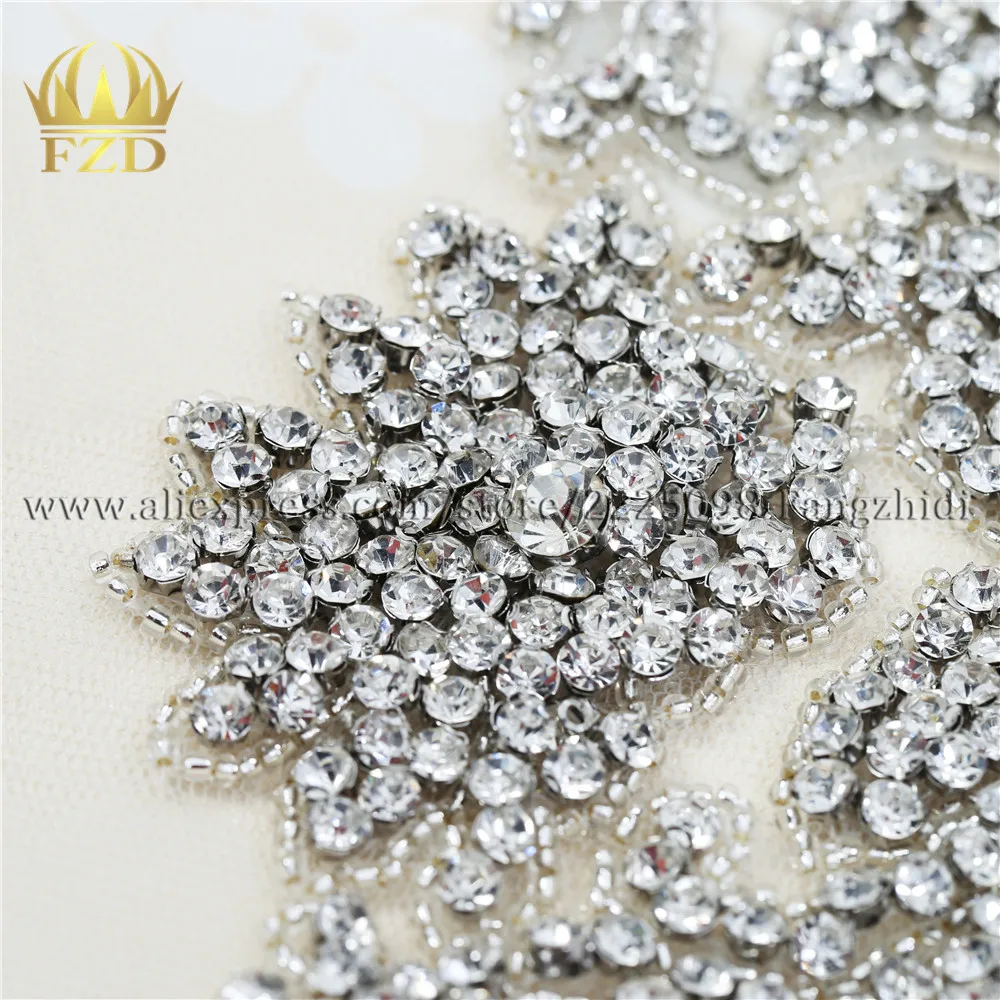 1 пара тяжелых страз для шитья на кристаллах расшитых бисером железных бисерных