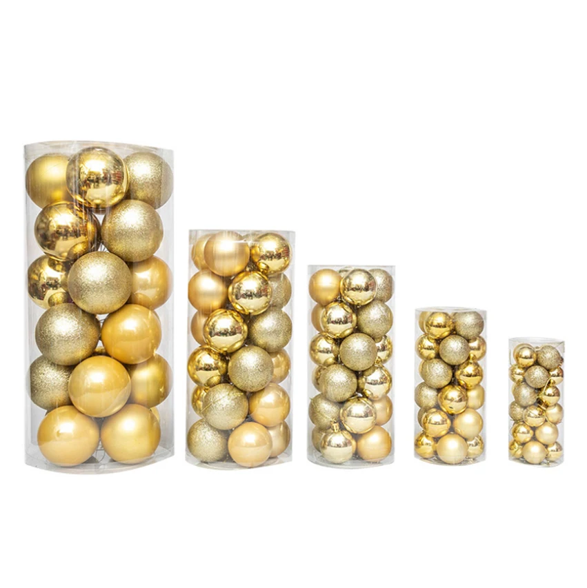 24 шт./компл. 30 мм украшения для рождественской елки Рождественский шар