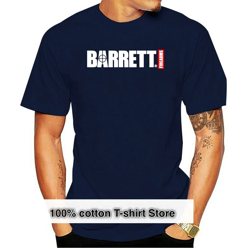 

BARRET FIREARMS LOGO WEAPON GUN RILFFLES COMPANY Tshirt S 2XL New Unisex Funny Tee Shirt