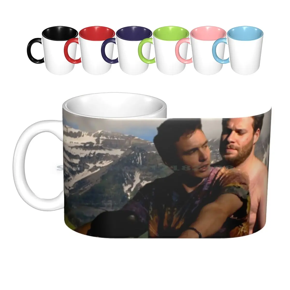 

James Franco & Seth Rogen Ceramic Mugs Coffee Cups Milk Tea Mug James Franco Seth Rogen Freaks And Geeks Tumblr Ship Otp The