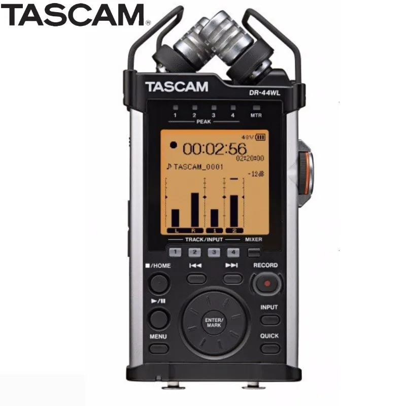 TASCAM DR44WL DR 44WL 4 канальный Портативный рекордер Hi Fi Запись ручка WI FI передачи