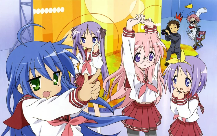 Аниме Счастливая звезда Konata Izumi Hiiragi Kagami Tsukasa Косплей Костюм Школьная форма одежда