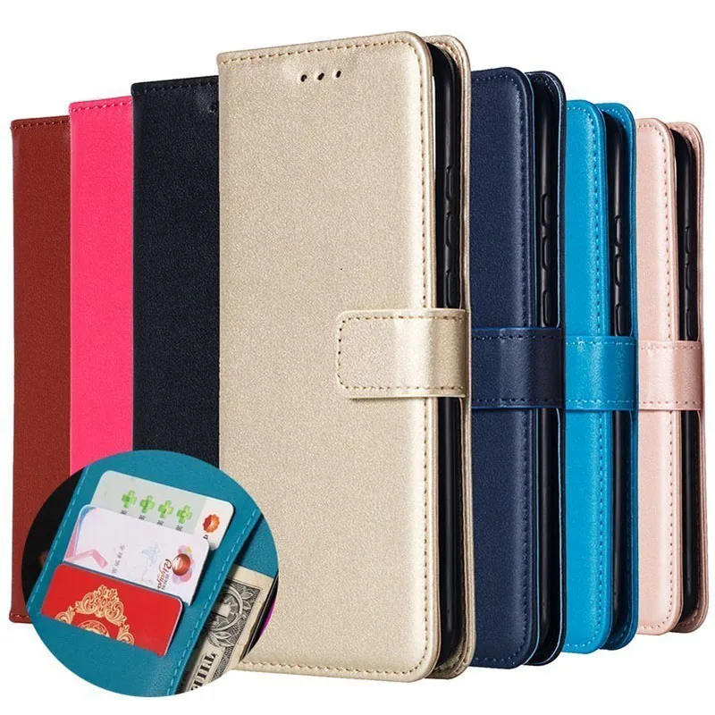 

Solid Color Leather Flip Case For XiaoMi RedMi Note 4 5 6 7 8 Pro 8Pro 8T 6A 7A 8A K20 Mi8 Mi9 lite Mi10 PU Wallet Cover RedMi8A