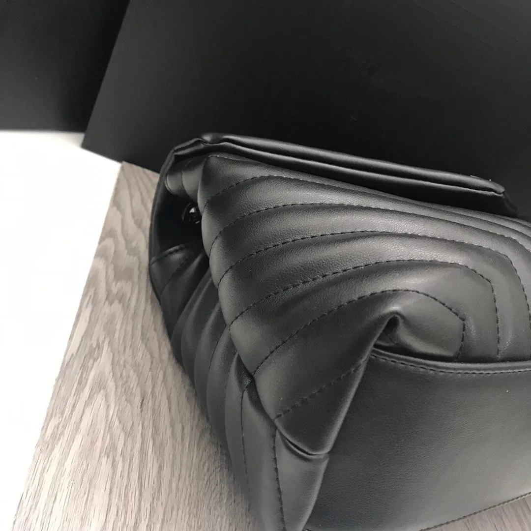 

2021 luxury brand handbags fashion simple square bag quality real leather women's famous designer handbags chain messenger bag