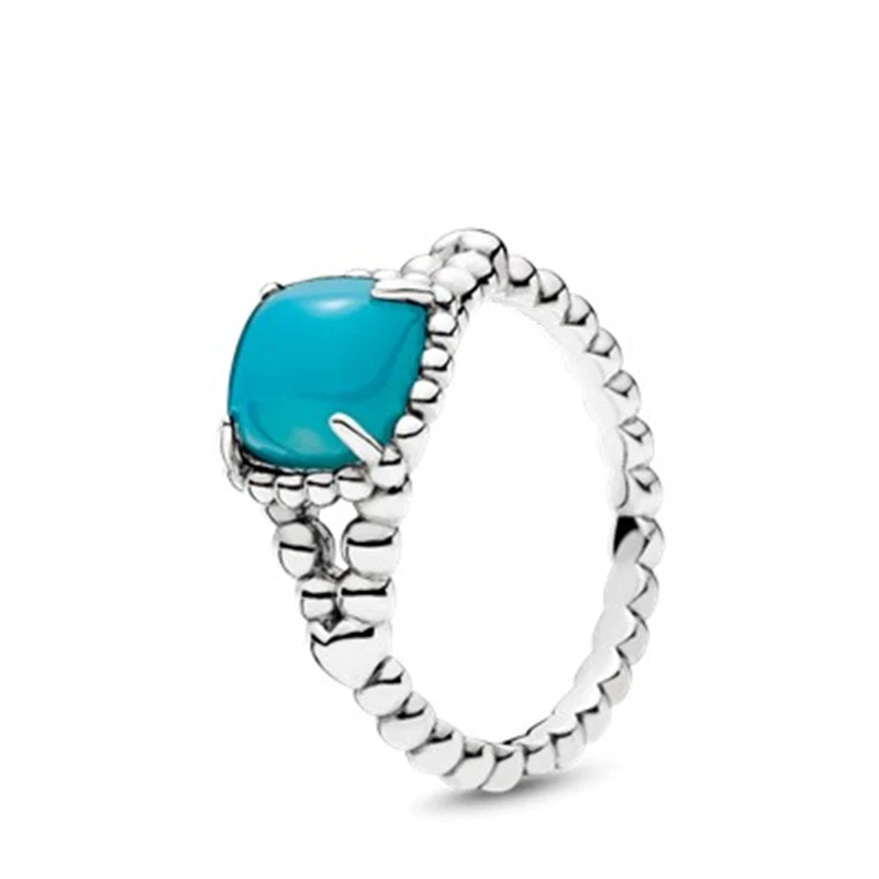 

2020 New Sterling Silver Fashion Universe Star Midnight Blue Vitality Spirit Ring, Exquisite Jewelry Is The Best Gift For Couple