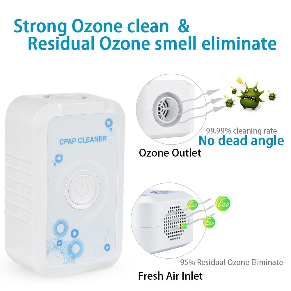 Портативный мини-аппарат CPAP для очистки перезаряжаемый дезинфицирующий