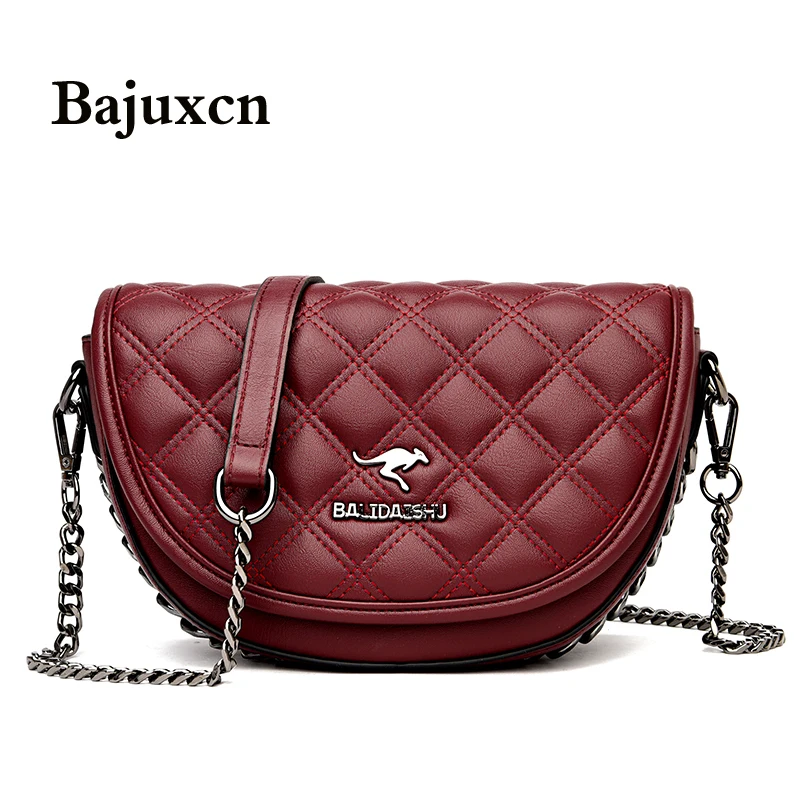 

Роскошная женская сумка, брендовая дизайнерская женская сумка через плечо, новинка 2021, Высококачественная кожаная маленькая сумка с цепочк...