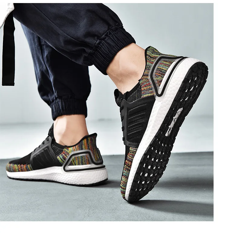 Ultra boost Ultraboost 5,0 Мужские кроссовки для бега Refract Clear коричневый Primeknit спортивные кроссовки мужские кроссовки Размер 7-11