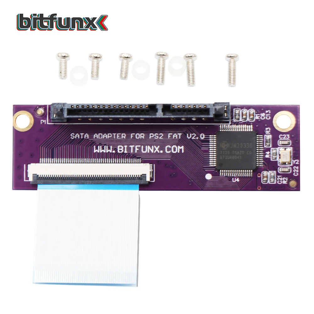 Обновленный комплект Bitfunx SATA для подержанного PS2 оригинальный Сетевой адаптер