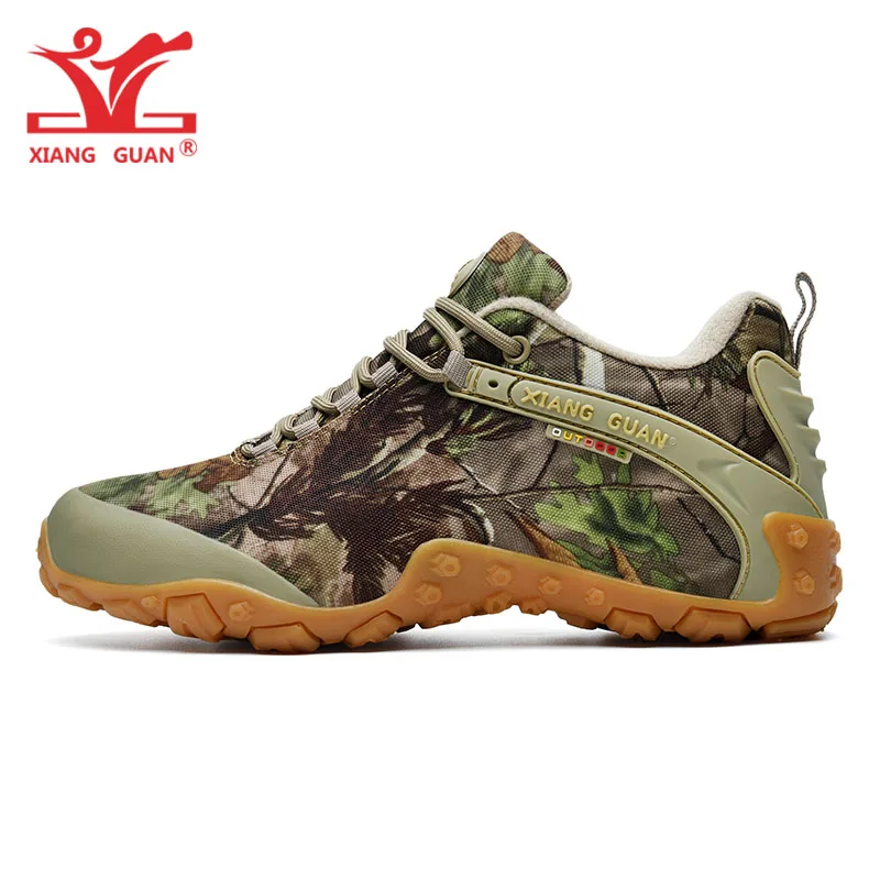 

Hiking Shoes Men Waterproof High Low Bionic Camouflage Climbing Mountain Tactical Boots Women Outdoor Sports Trekking Sneakers 8