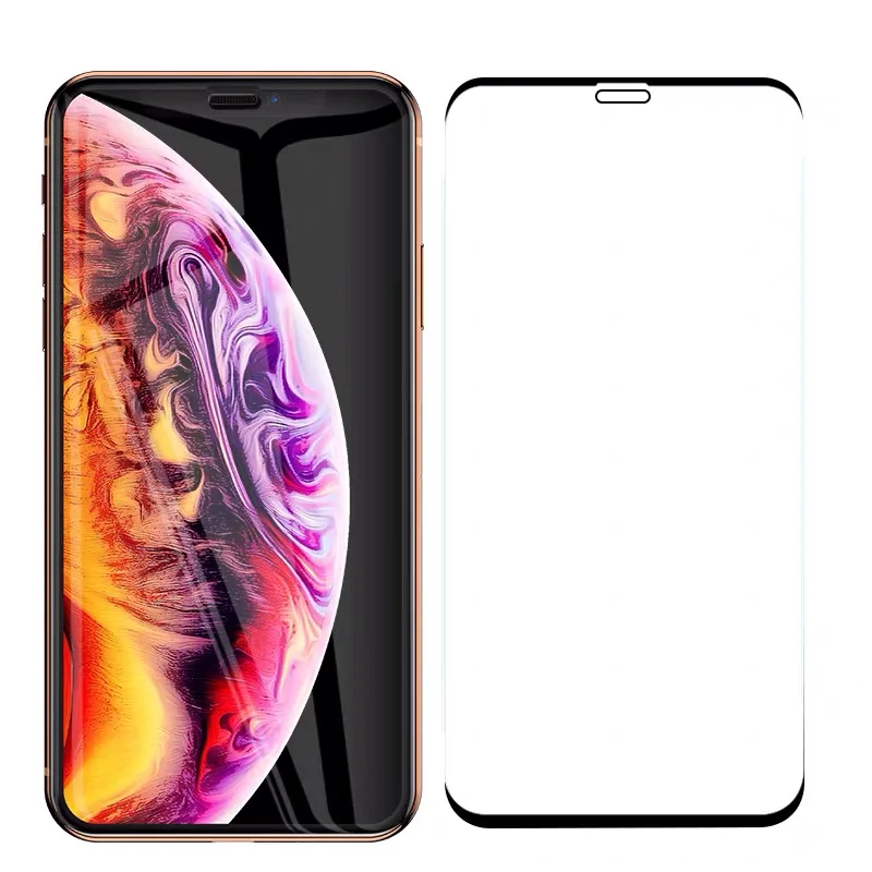 Изогнутое полное покрытие защитное закаленное стекло для Iphone 11 Pro Xs Max Xr X 8 7 6s 6 Plus