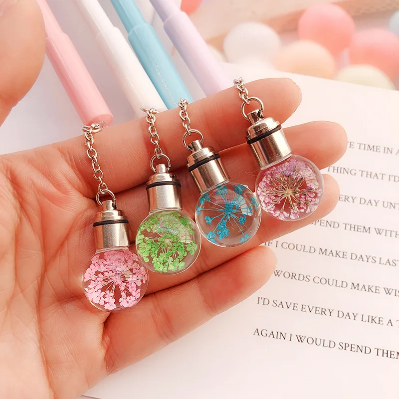 1 шт. креативные милые вечный Цветок светильник лампочка гелевая ручка с