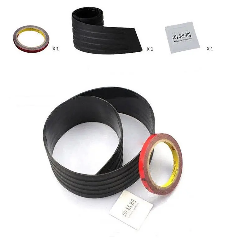 Автомобильный задний бампер Защита Накладка порога багажника резиновая