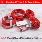 Оригинальный зарядный кабель с деформацией 65 Вт для Oneplus 8 T One Plus 8 t, зарядный кабель с деформацией 6.5A типа C на Type C, Usb PD USBC для OnePlus8t 8 T