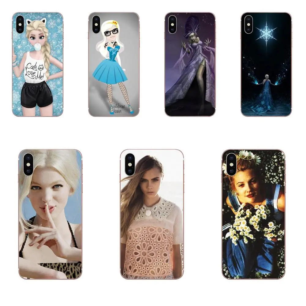 Мягкий чехол для телефона Hipster Elza queen Huawei Honor Nova Note 5 5I 8A 8X10 Pro 9X Moto G G2 G3 G4 G5 G6 G7