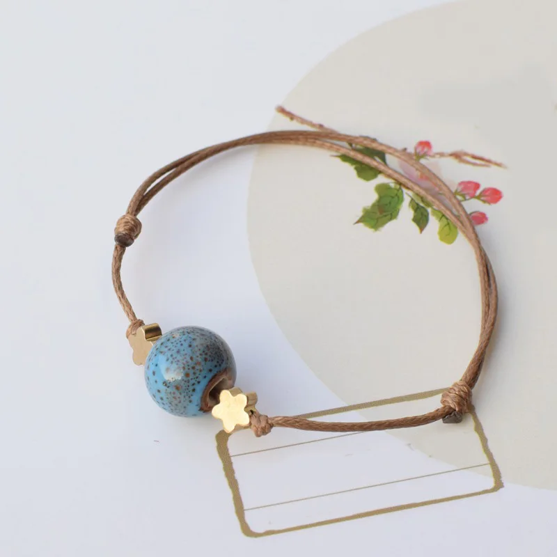 Браслет на веревочке со звездами и бусинами для мужчин женщин | Украшения