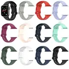 Ремешок силиконовый для IWatch 7 6 5 SE 38 40 41 42 44 45 мм, петля для умных часов Iwo 13 Pro W46W26 +DT100 W66HW12 T500IWO7