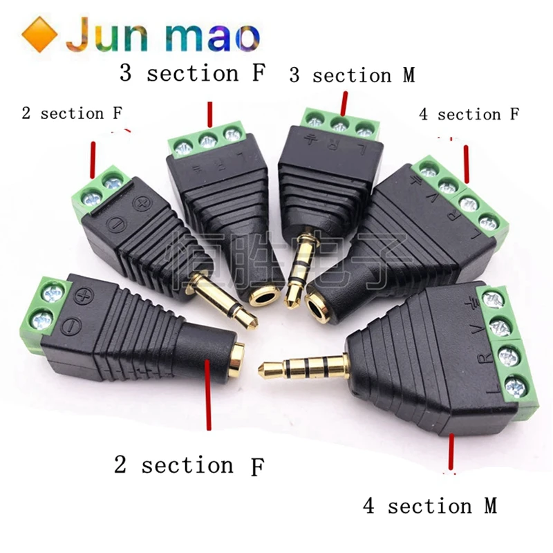 Позолоченный двухканальный АУДИО-разъем для наушников стерео-адаптер Зеленый
