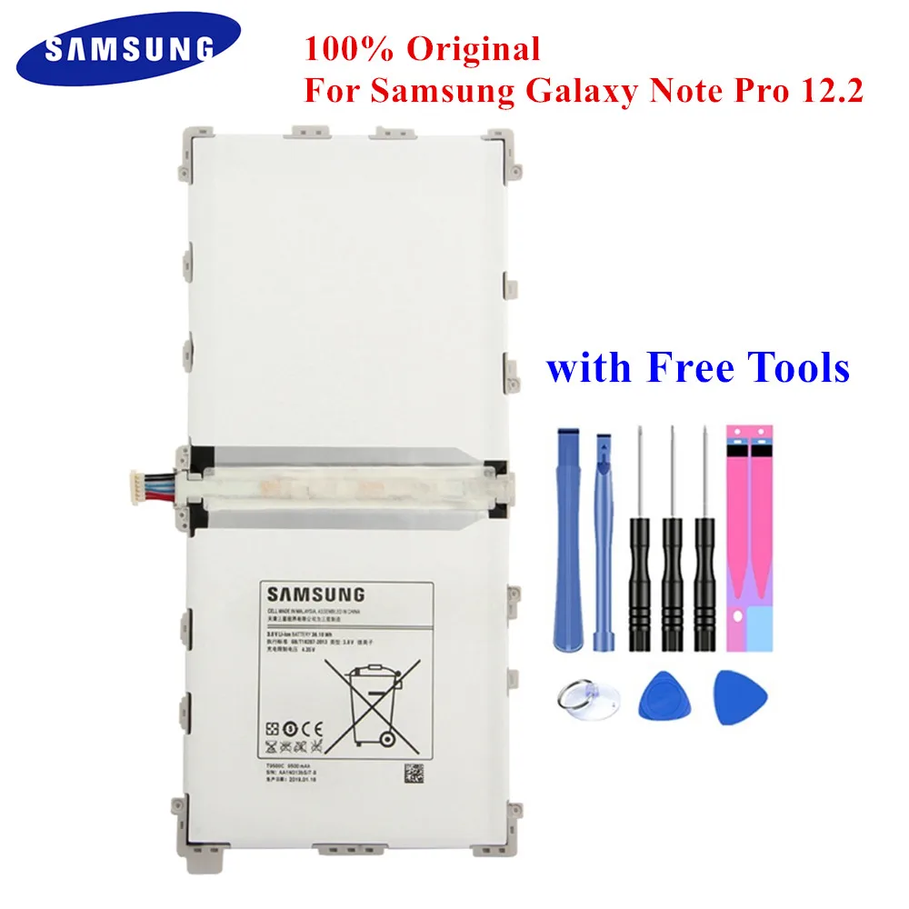 100% Оригинальный аккумулятор для планшета T9500E Samsung Galaxy Note Pro 12 2 SM-P900 P901 P905 T9500C T9500U