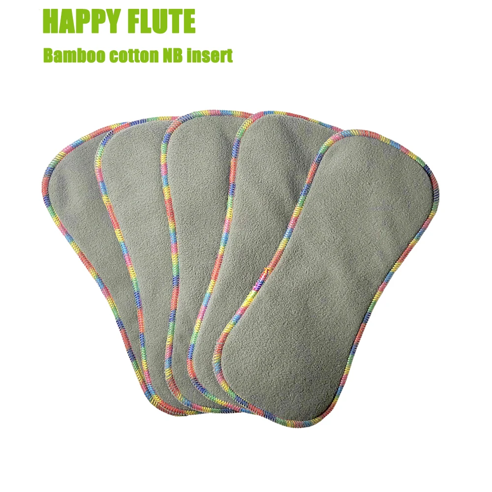 10 шт NB бамбукового волокна и хлопка Ткань Вставить многоразовый моющийся дышащий