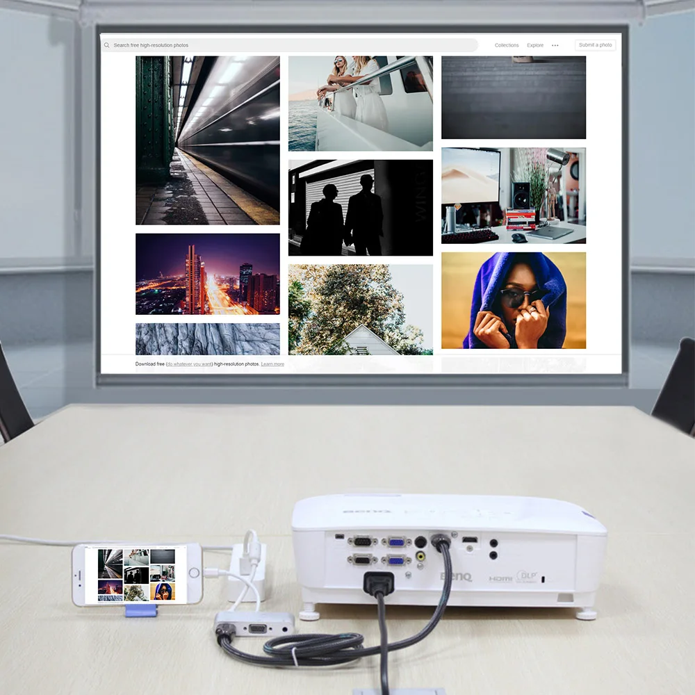 Адаптер USB C новинка 2020 адаптер 4K 1080P для освещения в HDMI Digital AV VGA Micro совместимый с