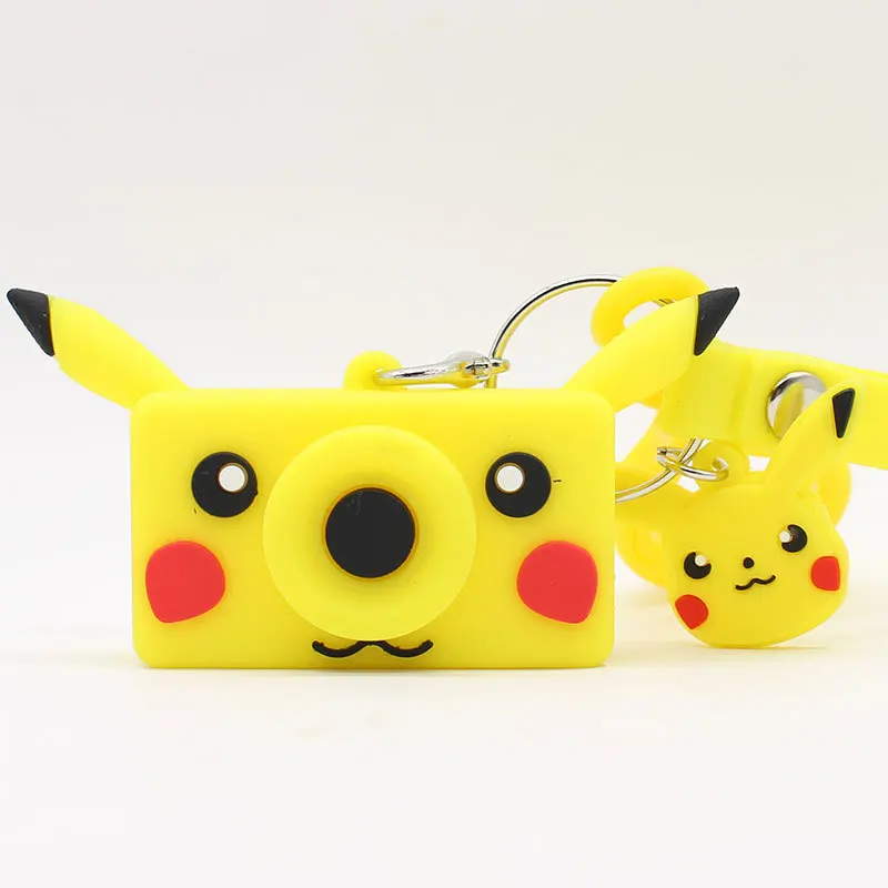 Креативный мультфильм Пикачу Кукла Кулон брелок для автомобиля Мода Аниме