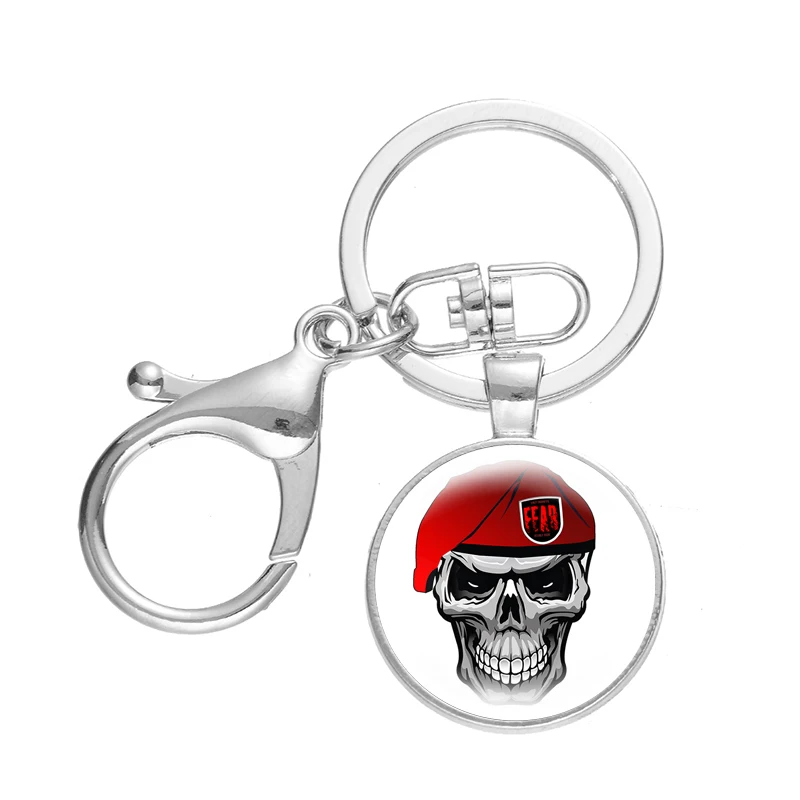 Брелки в стиле панк с подвеской виде черепа крутой брелок для ключей