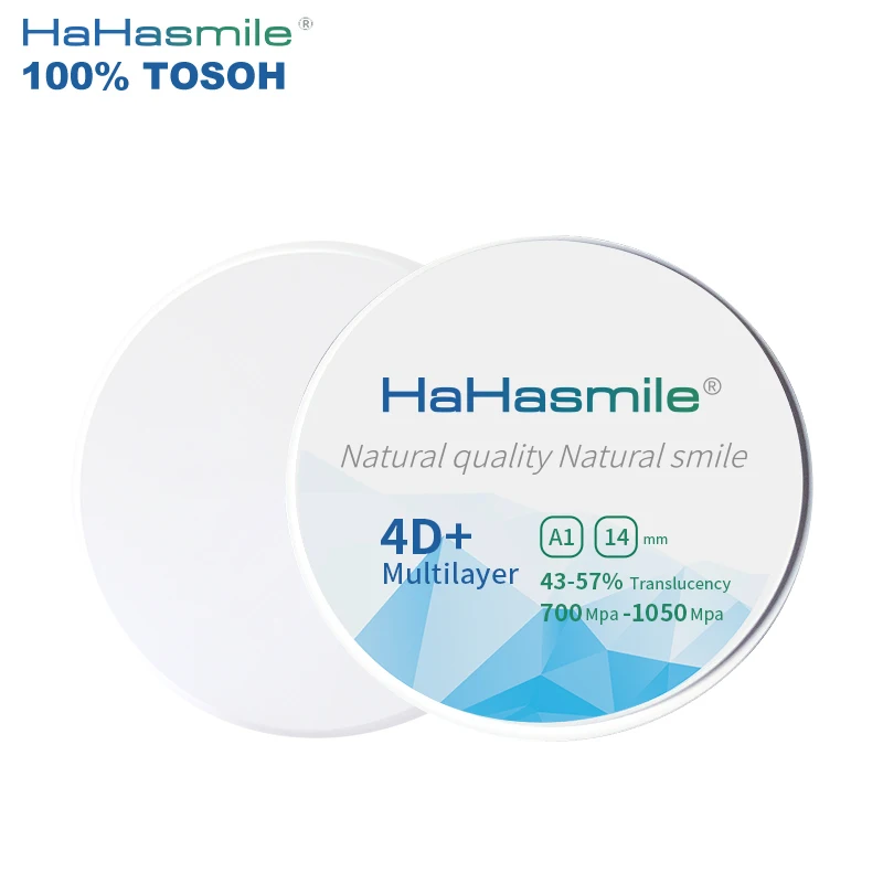 HaHasmile 4D + циркониевый многослойный диск 98 мм A1 высокопрочный блок реставрационный