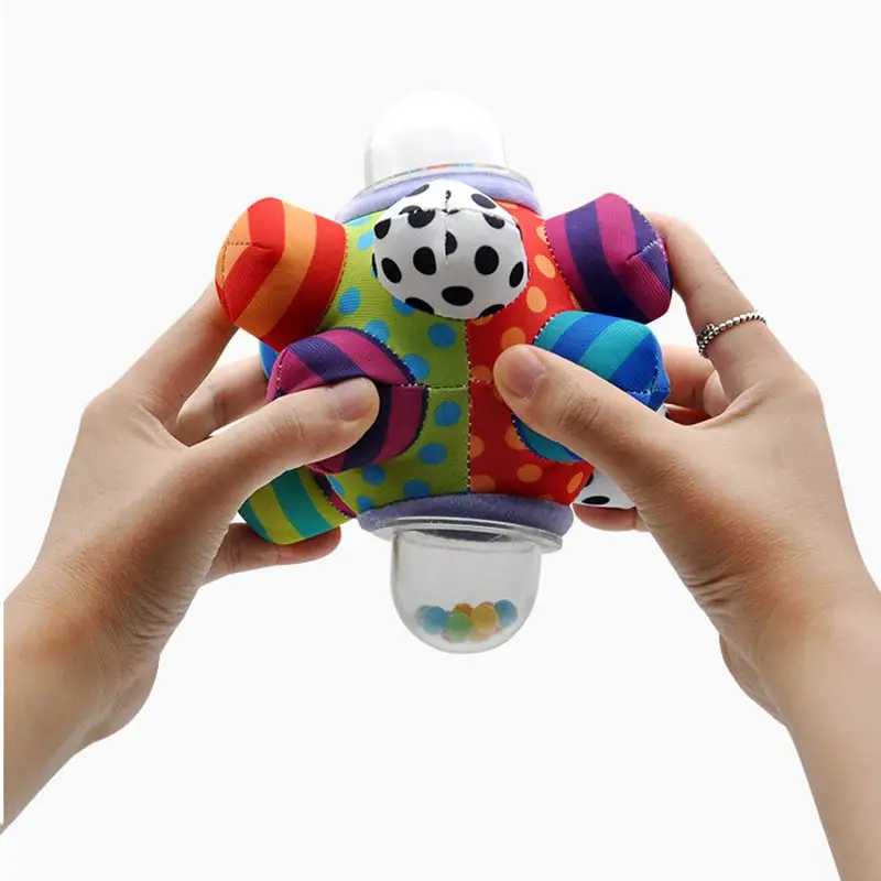 

Baby Ball Rattles Toy Baby Toys Fun Little Loud Bell Develop Baby Intelligence Grasping Toy HandBell Rattle Toys Infant Gift