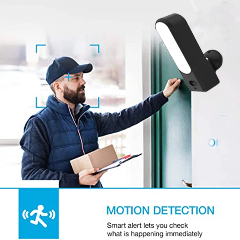 Tuya Камера Смарт открытый прожектор 1080P Wi Fi HD Водонепроницаемый Светодиодная